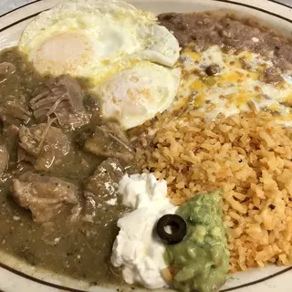 Chile Verde and Eggs