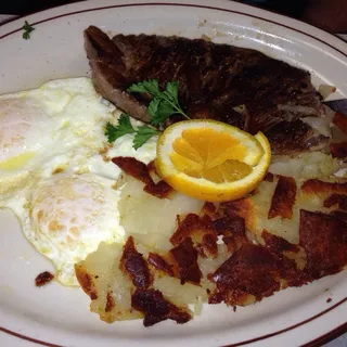 New York Steak and Eggs