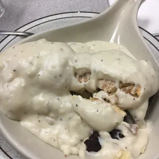 2 Hot Biscuits and Gravy