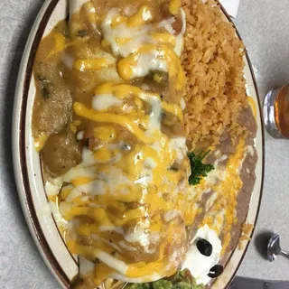 Chicken and Cheese Burrito