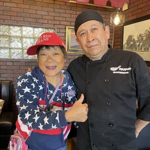 The owner &amp; chef Salvador.