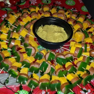 Chorizo pepper chedder pick platter