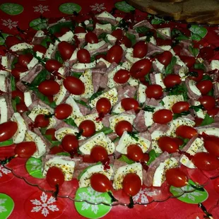 Caprese picks platter