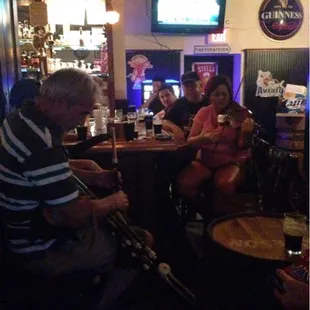 An impromptu Irish sing song!