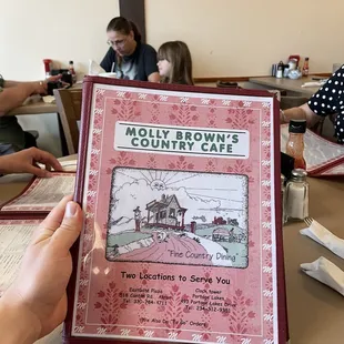 a menu for a restaurant