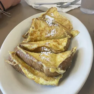 French Toast Dusted with Powdered Sugar