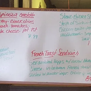 Today's Saturday specials