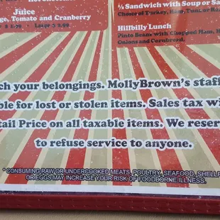 Weird comment for a hole-in-the-wall restaurant