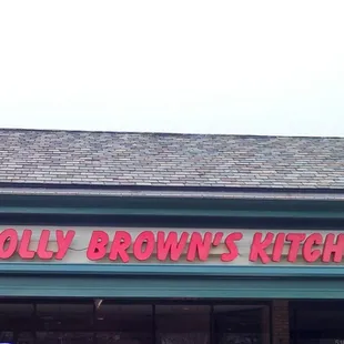 the front of the store