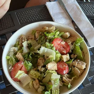 Strawberry romaine salad