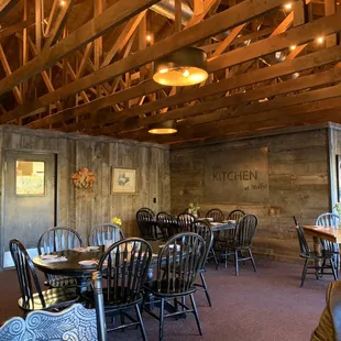 Remodel inside. More space and tables