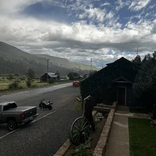 sushi and sashimi, outside