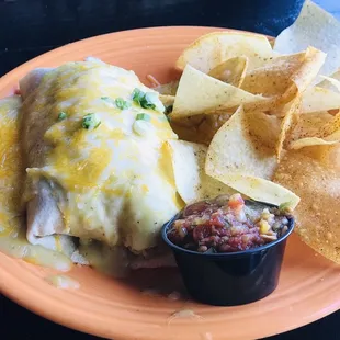 Crown Chili Chicken Burrito