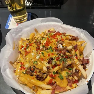 Loaded cheese fries