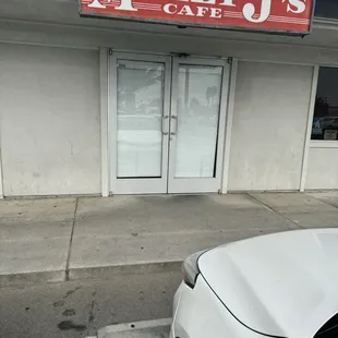 outside
