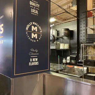 the kitchen of the restaurant