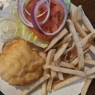 Cod fish sandwich