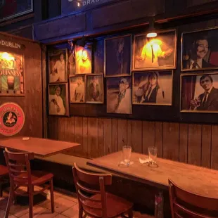 Seats by the bar