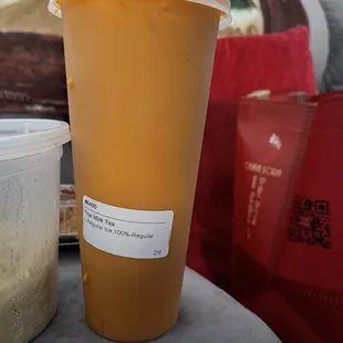 Thai tea, very sweet.