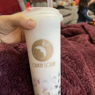 7. Coconut Smoothie and the added boba and jelly was awesome!