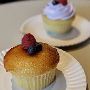 Creme Brulee Cupcake