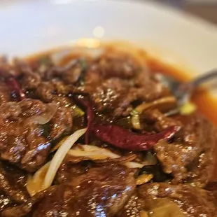 Mandatiam orange beef