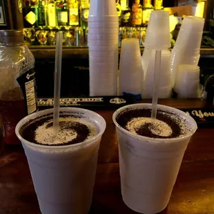 Frozen Irish coffee...think boozy milkshake...is amazing