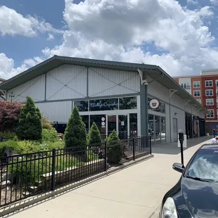 Outside