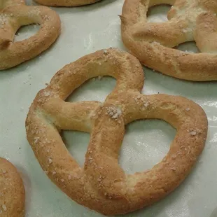 Soft pretzels, Molly's Gluten Free Bakery, Pewaukee, Wisconsin