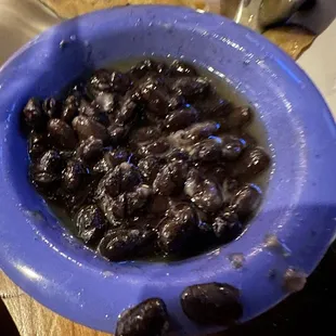 Black Beans in grease