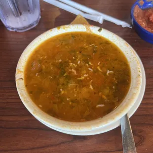 Chicken tortilla soup