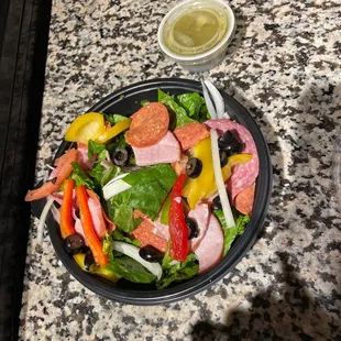 Supposed to be a dog house salad. No mozzarella.