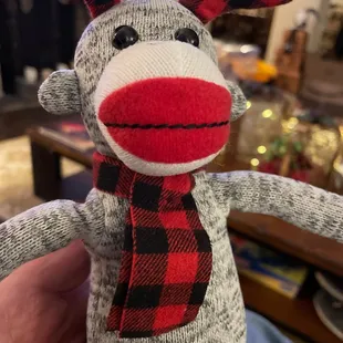 a sock monkey