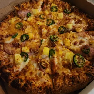 a pizza in a box
