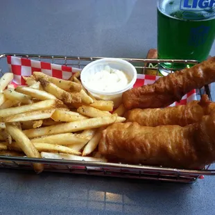 Fish and chips...