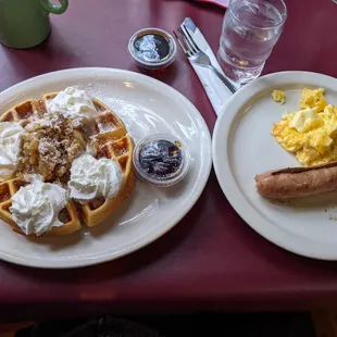 Apple Waffle Special