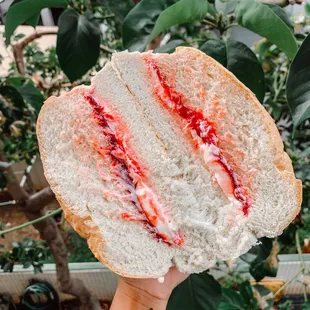 strawberry cream cheese $10