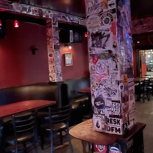 the interior of a restaurant