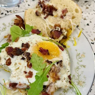 Breakfast Sammy. $10 for an English muffin with one egg, a bit of cheese and a sprinkle of crumbled bacon? Oof.