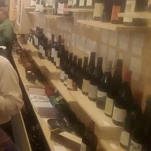 Nicely laid out selection with lots of info about the wine on the tag.