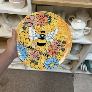 Queen bee plate