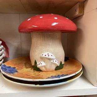 Giant mushrooms