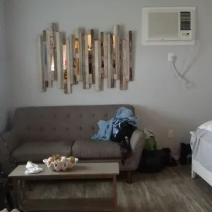 Couch in Trophy Trout.  So cozy.