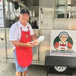 The owner operator and the awesome Chef: Mike Larson