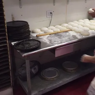 Fresh homemade pizza