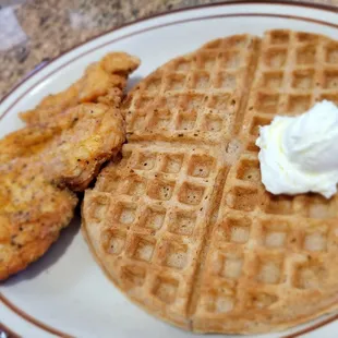 Chicken and waffle