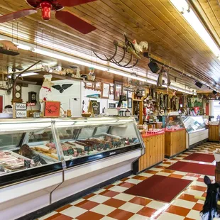 the inside of the store