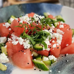 Watermelon and feta