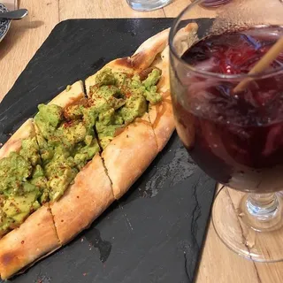 Avocado and Lemon Pide Lunch