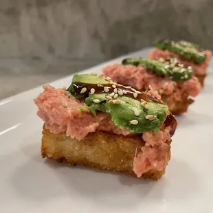 Spicy tuna crispy rice